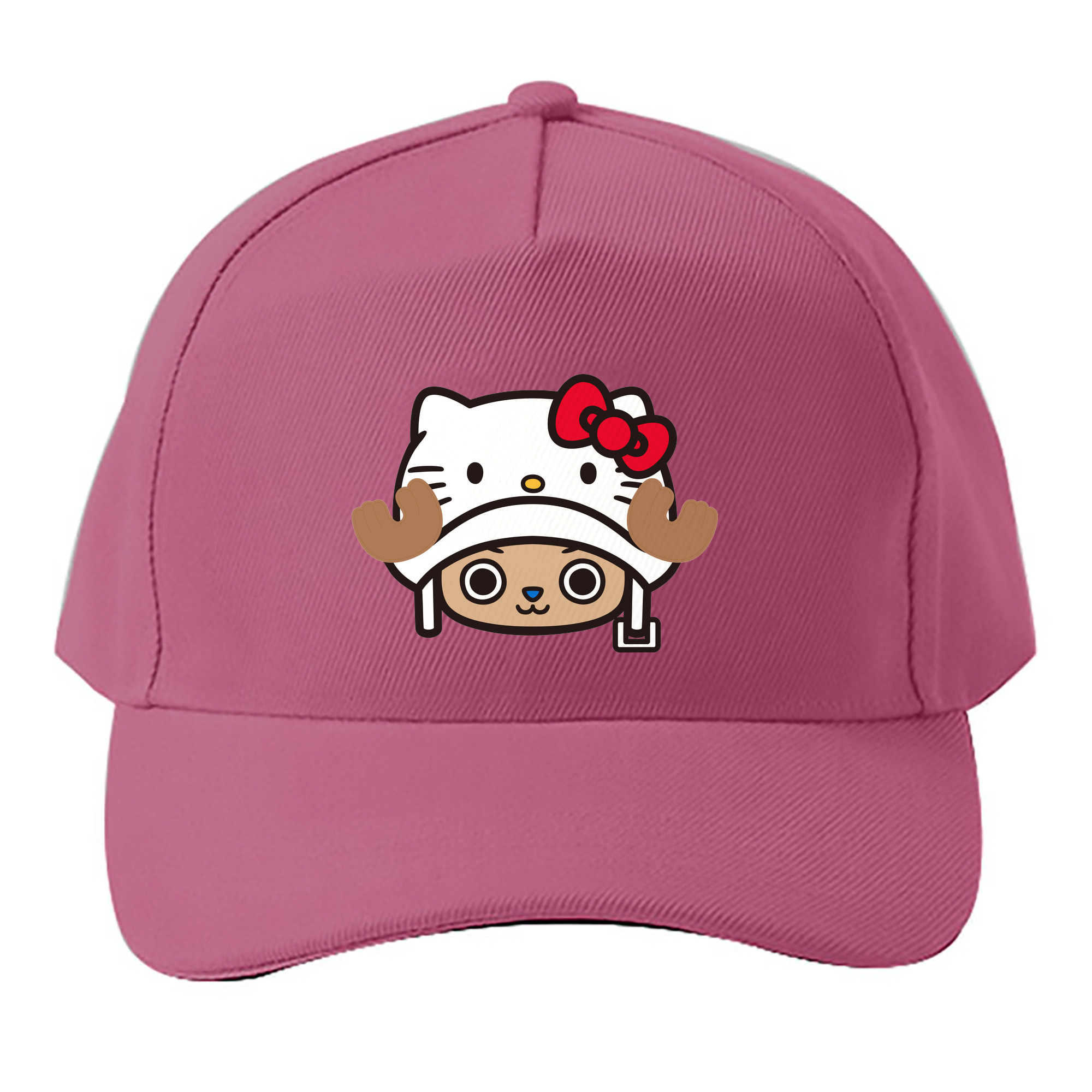 （画像用） Hello Kitty ハローキティ ベースボールキャップ 綿100％ 男女兼用 帽子 スポーツ